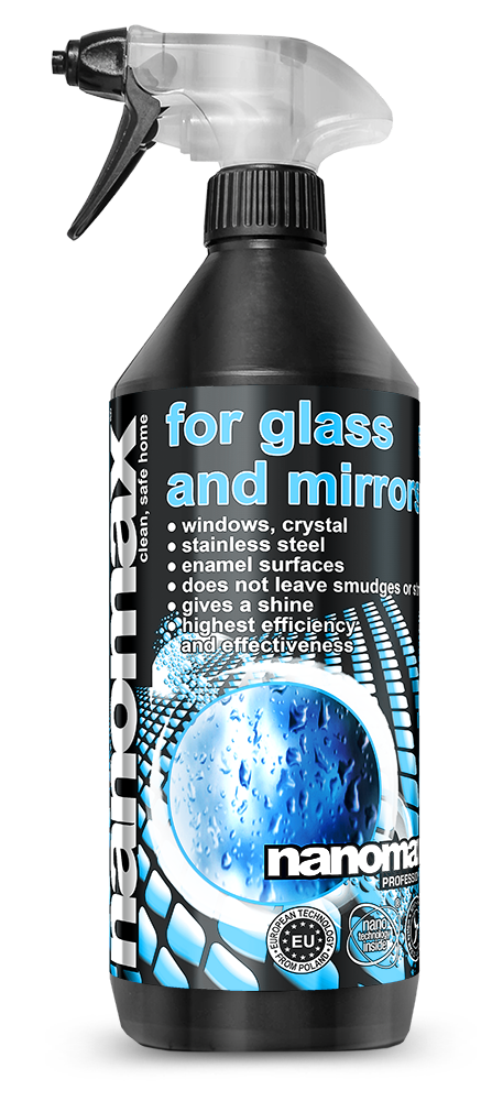 NANOMAX PRO Glas- und Fensterreiniger – Produktgebinde (1-Liter-Flasche)