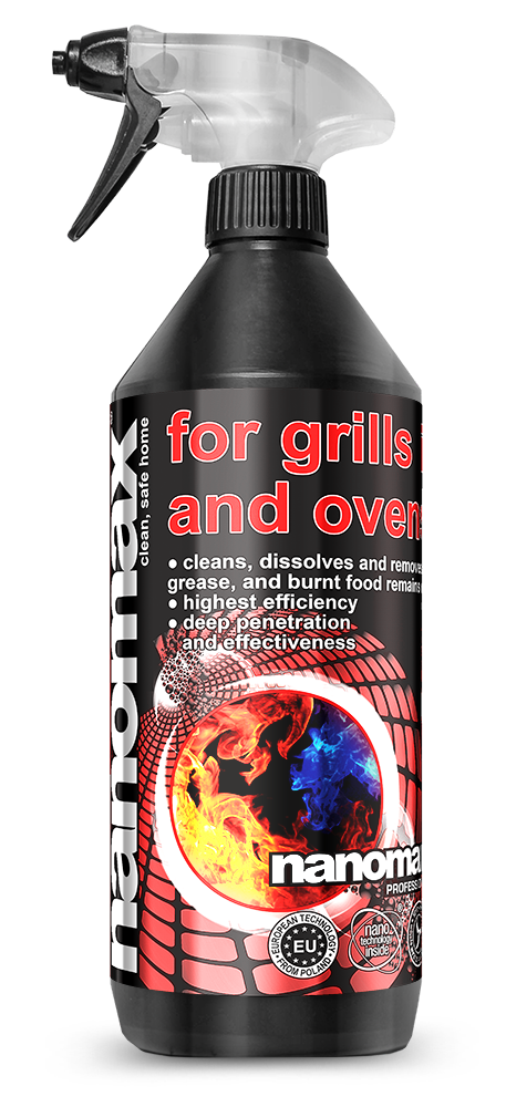 NANOMAX PRO Backofen-, Kamin- und Grillreiniger – Produktgebinde (1-Liter-Flasche)
