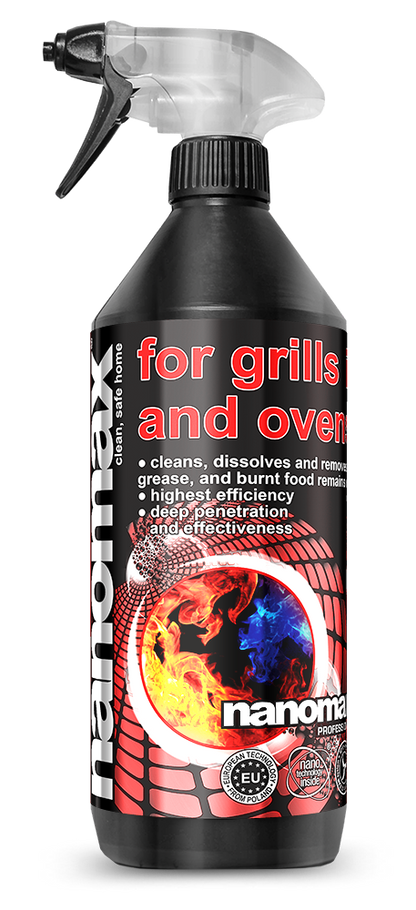 NANOMAX PRO Backofen-, Kamin- und Grillreiniger – Produktgebinde (1-Liter-Flasche)