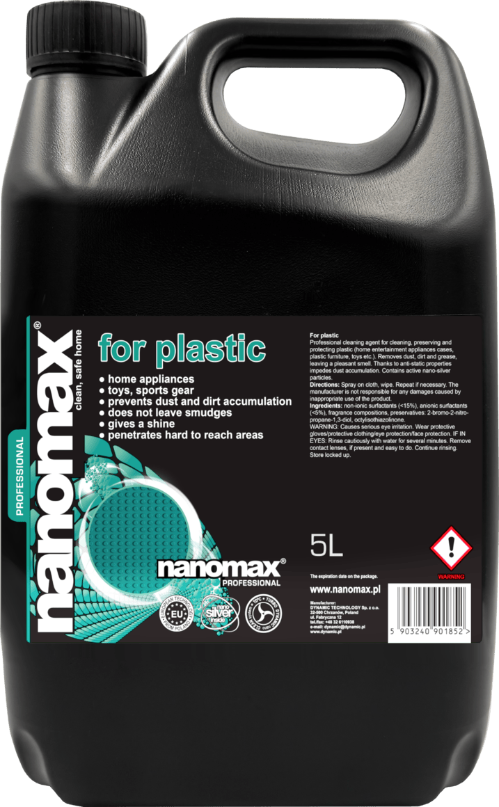 NANOMAX PRO Kunststoffreiniger – Produktgebinde (5-Liter-Kanister)