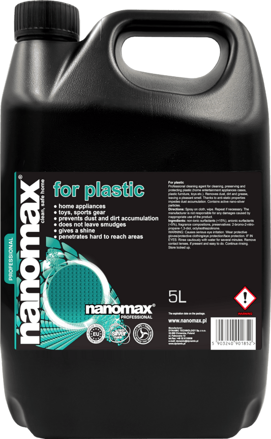 NANOMAX PRO Kunststoffreiniger – Produktgebinde (5-Liter-Kanister)