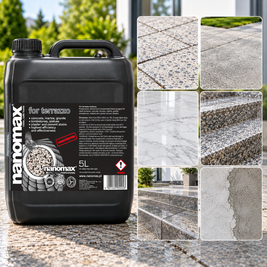NANOMAX PRO Stein-, Pflaster- und Terrazzoreiniger für Böden – Produktgalerie, Bild 3