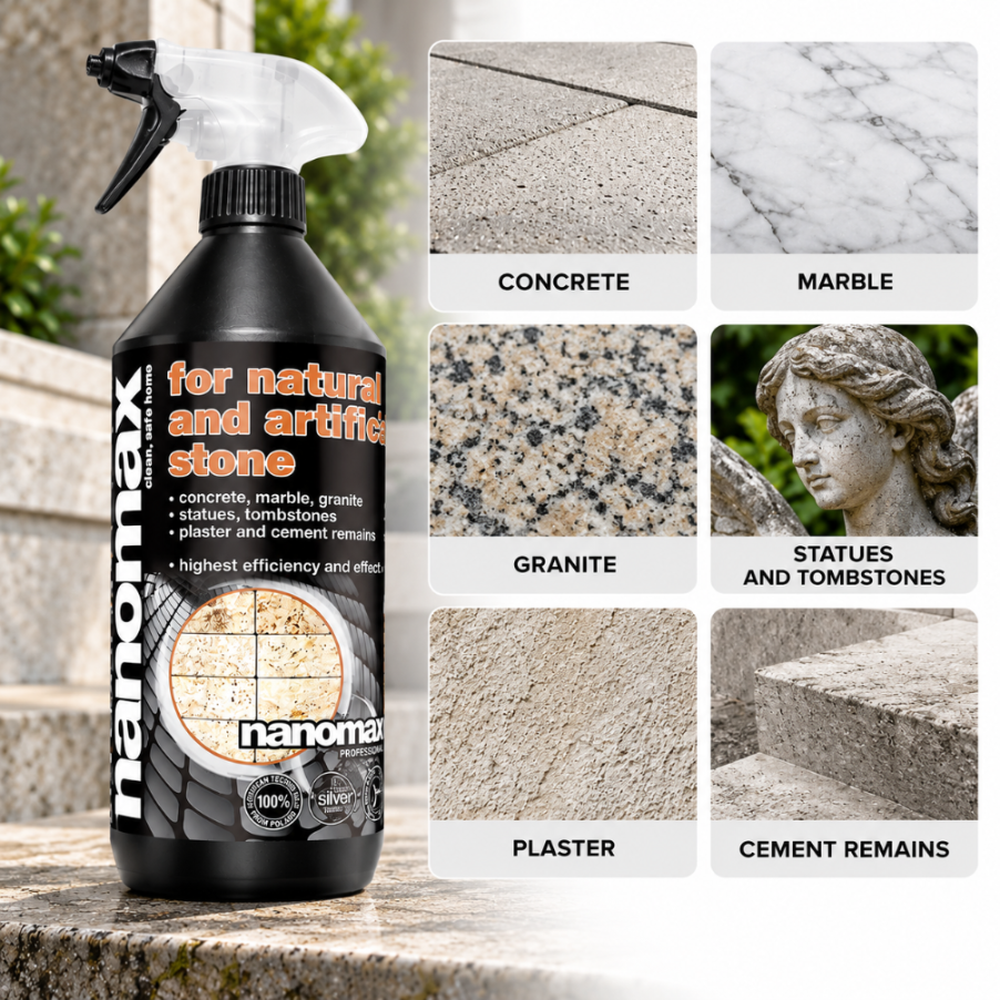 NANOMAX PRO Steinreiniger für Denkmäler und Grabsteine – Produktgalerie, Bild 3