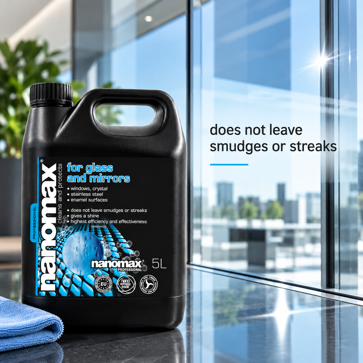 NANOMAX PRO Glas- und Fensterreiniger – Produktgalerie, Bild 5