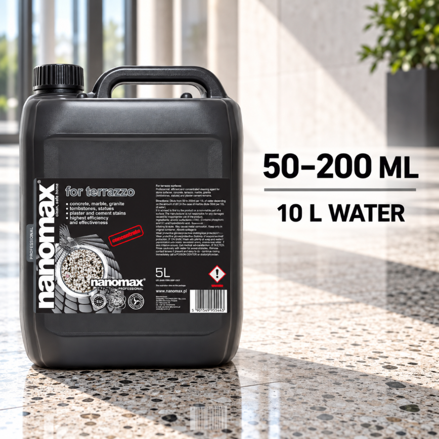 NANOMAX PRO Stein-, Pflaster- und Terrazzoreiniger für Böden – Produktgalerie, Bild 5