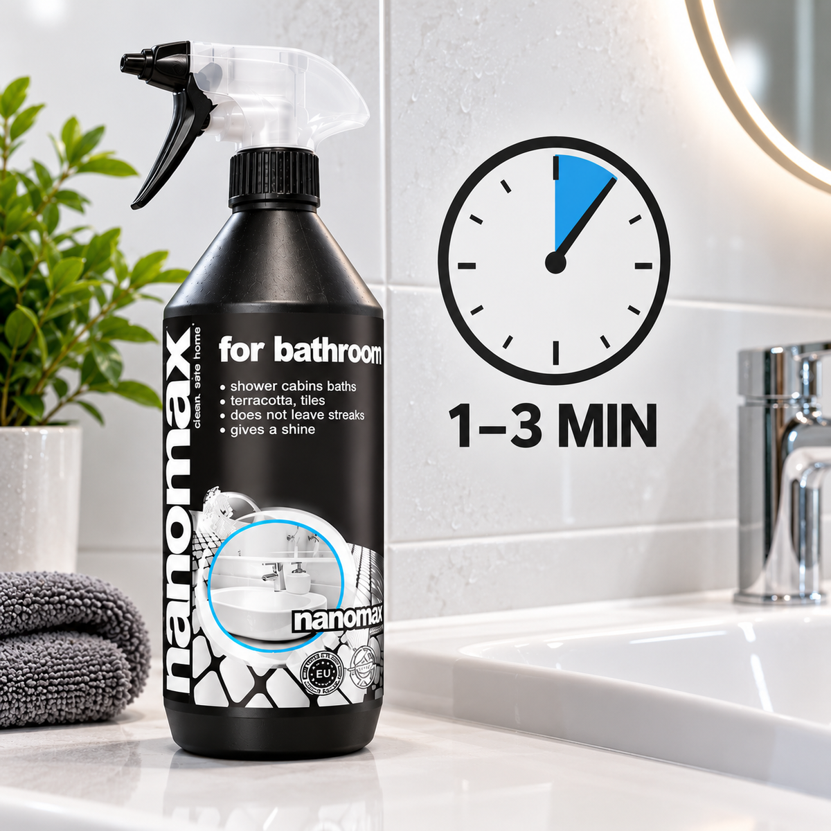 NANOMAX PRO Bad- und Sanitärreiniger – Produktgalerie, Bild 5