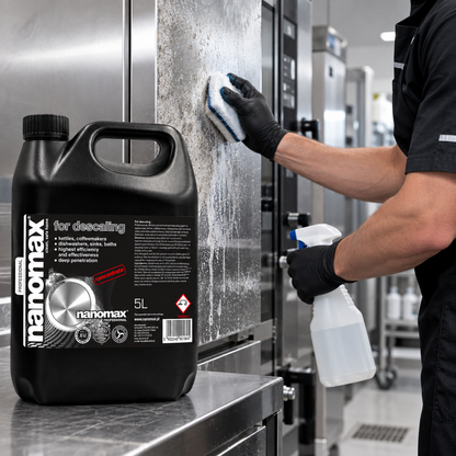 NANOMAX PRO Entkalker – Anwendung im Arbeitsalltag